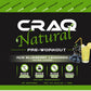 CRAQ Natural Pre-Workout Supplement & CRAQ BCAA+ Hydration Supplement Stack